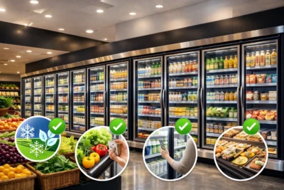 مزایای یخچال فروشگاهی با نماد تیک سبز